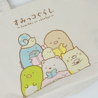 2018 Sumikkogurashi Yellow Zipper Tote Bag