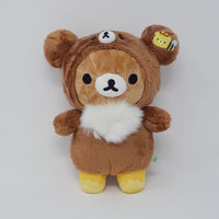 (No Tag) 2016 Rilakkuma in Chairoikoguma Costume Plush - New Friend Theme