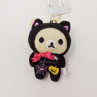 2011 Cat Korilakkuma Plush Keychain - Halloween Rilakkuma Store Limited