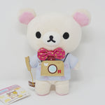 2017 Korilakkuma Bow Tie & Camera Plush - Kansai Souvenir Theme Rilakkuma Store - San-X