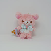 (No Keychain) 2019 Korilakkuma Pink Plush Keychain - Happy Ice Cream Rilakkuma - San-X