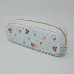 2019 Chairoikoguma and Korilakkuma Sparkly Pen Pouch - Happy Ice Cream Rilakkuma