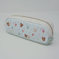 2019 Chairoikoguma and Korilakkuma Sparkly Pen Pouch - Happy Ice Cream Rilakkuma