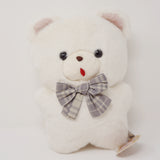 Fuzzy "Milk" White Bear Plush - Familiar Bears - Yell Japan