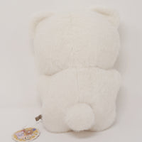 Fuzzy "Milk" White Bear Plush - Familiar Bears - Yell Japan