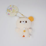 (Secondhand) Mame-pon "Bean" Bear Plush Keychain - Pon Pon Kumapon Yell Japan
