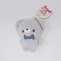 Light Gray Bear Plush Keychain - Koguma Crown Mascot Classical Version - Yell Japan