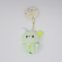 Green Matcha-pon Bear Plush Keychain - Pon Pon Kumapon Yell Japan