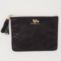 2017 Black Zipper Pouch with Tassle - Rilakkuma Watercolor