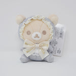 2022 Rilakkuma Baby Satin Plush Bear Keychain - Maison de Fleur Rilakkuma - San-X