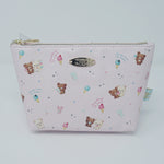 (No Tags) 2019 Chairoikoguma Zipper Pouch - Happy Ice Cream Rilakkuma