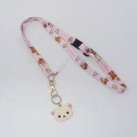 Korilakkuma Lanyard Keychain - Rilakkuma San-X