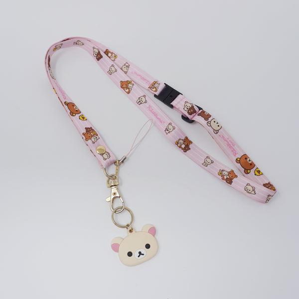 Korilakkuma Lanyard Keychain - Rilakkuma San-X