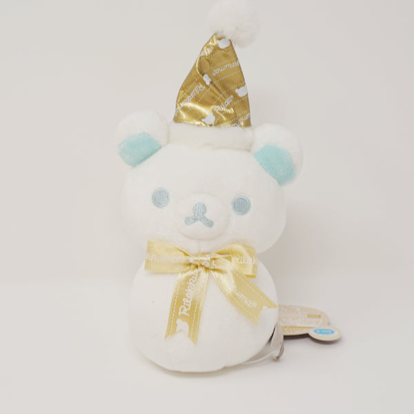 2009 Gold Santa Hat Rilakkuma Snowman - Christmas Rilakkuma