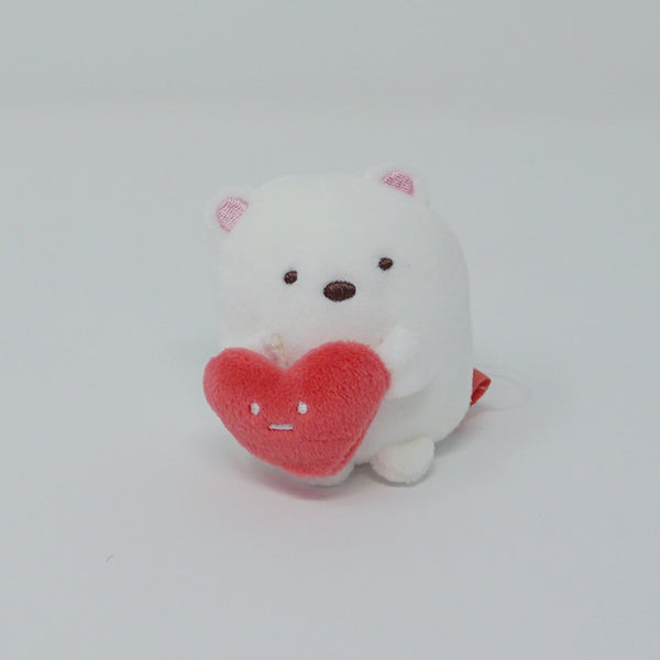Shirokuma with Heart Tenori Plush - Shirokuma's Handmade Plush