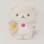 2021 Korilakkuma with Flower Basket Plush - Rilakkuma Marche Theme - San-X
