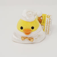 2014 Kiiroitori Winter Cape Plush Keychain - Christmas Rilakkuma