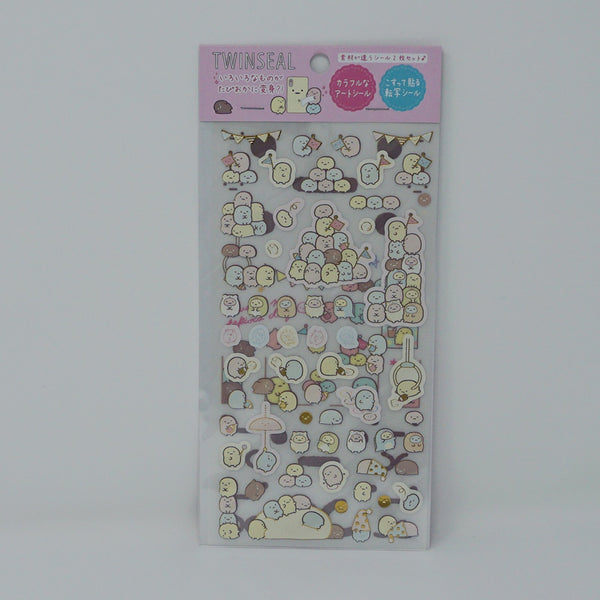 Stickers (2 Sheet Layers) - A. Pink - Sumikko Tapioca Theme