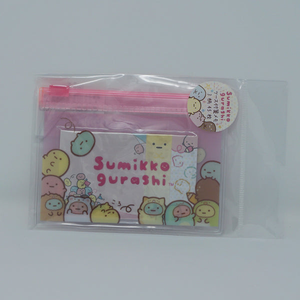 Sticky Notes with Case - A - Pink - Sumikko Tapioca Theme