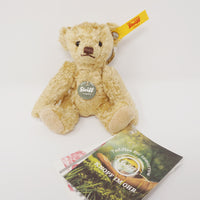 Teddies for Tomorrow "Basko" Teddy Bear Pendant Keychain Plush - Steiff Classic