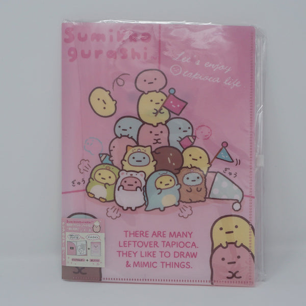 Folder and Note Set - Pink - Sumikko Tapioca Theme