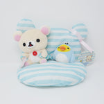 2014 Korilakkuma & Penguin Kiiroitori Special Prize Plush Set - Shima Shima Rilakkuma - San-X