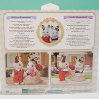 Cute Couple Set - Hopscotch & Cinnamon Rabbit Bunny - Calico Critters Town Edition - Valentines