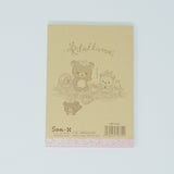 Large Memo Pad A. (White Background Landscape) - Rilakkuma Bunny Theme