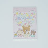 Large Memo Pad B (Pink Background) - Rilakkuma Bunny Theme