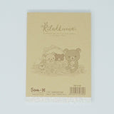 Large Memo Pad B (Pink Background) - Rilakkuma Bunny Theme