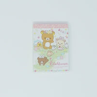 Mini Memo Pad - Jumping Bunnies (White) - Rilakkuma Bunny