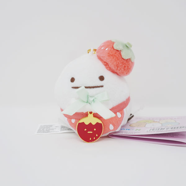 Obake Strawberry Keychain - San-X Originals Collection Sumikkogurashi