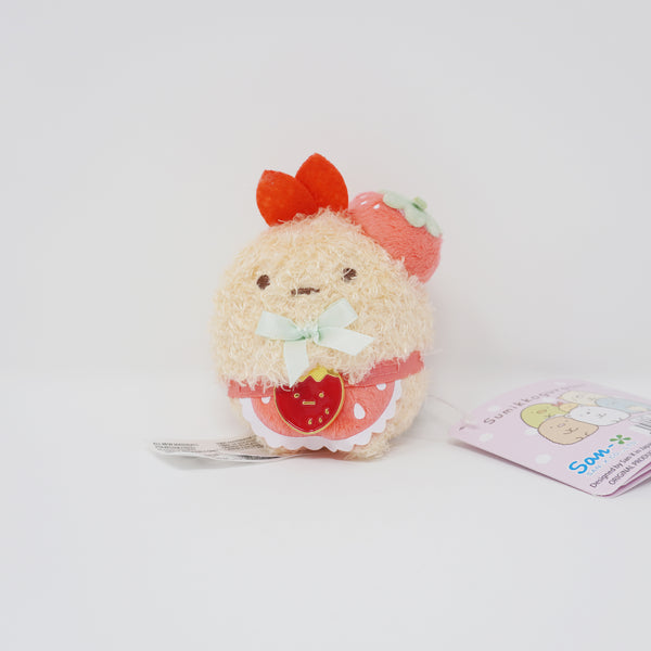 Ebi Fry no Shippo Strawberry Keychain - San-X Originals Collection Sumikkogurashi