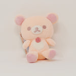 2021 Korilakkuma Pink Latte Color Soft Plush Keychain - Always with Rilakkuma - San-X