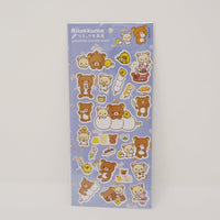 (Secondhand) Rilakkuma Dango Blue Version Stickers Sheet - Tea House Rilakkuma - San-X