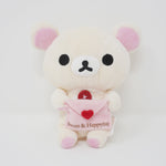 (No Tags) Korilakkuma with Love Letter Plush - Sweet & Happy Day Rilakkuma - San-X