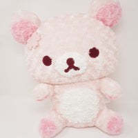 (No Tag) 2020 Sakura Rose Boa Rilakkuma XL Prize Plush - Cherry Blossom - San-X