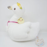 2022 Kiiroitori on Swan Plush Cushion - Rilakkuma Swan and Golden Flower Theme - San-X