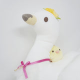 2022 Kiiroitori on Swan Plush Cushion - Rilakkuma Swan and Golden Flower Theme - San-X