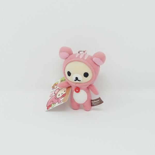 (2010) Korilakkuma Squirrel Plush Keychain - Forest Theme Prize Toy