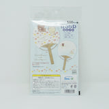 2018 Rilakkuma Bamboo Fan & Envelope Set - Korilakkuma meets Chairoikoguma