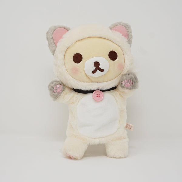 2018 Korilakkuma Cat (White) Plush Puppet - Cat Theme
