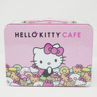 Hello Kitty Cafe Tin Lunch Box with Pin - Sanrio