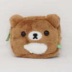 (No Tags) 2016 Chairoikoguma Plush Zipper Cosmetic Pouch - Rilakkuma - San-X