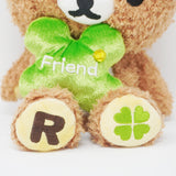 (No Tags) 2007 Fuzzy Rilakkuma Clover Plush Large - Happy Rilakkuma - San-X
