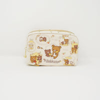 2017 Rilakkuma & Chairoikoguma Zipper Pouch - Honey Forest Theme