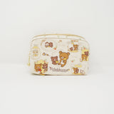 2017 Rilakkuma & Chairoikoguma Zipper Pouch - Honey Forest Theme