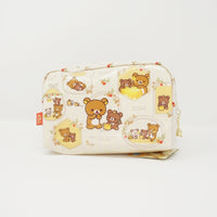 2017 Rilakkuma & Chairoikoguma Zipper Pouch - Honey Forest Harvest Festival Rilakkuma - San-X