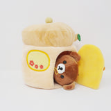 (No Tags) 2016 Chairoikoguma House Plush Set -  Rilakkuma Gloves Gift Theme - San-X