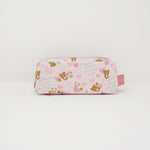 2017 Rilakkuma & Korilakkuma Two Zipper Pen Pouch - Heart Pattern